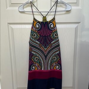 Multicolor Patterned Women's Racerback Top by Renee C